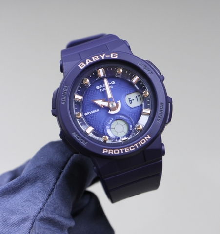 BABY-G BGA-250-2A2 NAVY BLUE | NEON ILLUMINATOR | BGA-250-2A2DR
