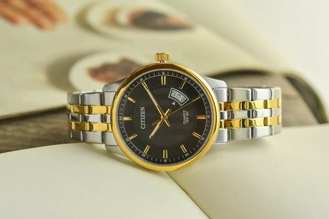 Đồng Hồ Nam Dây Thép Citizen BI1054-80E Quartz