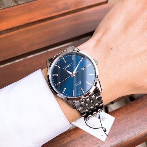 Đồng Hồ Nam Dây Thép Citizen Quartz BI5000-87L - Size 39mm