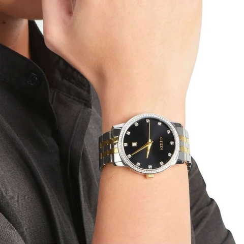 Đồng Hồ Nam Dây Thép Citizen BI5034-51E Quartz