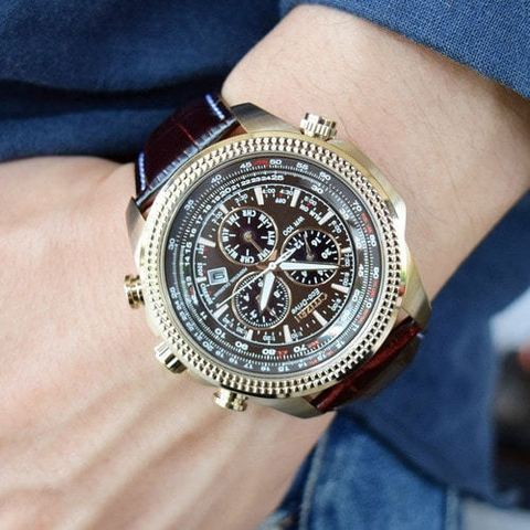 Đồng Hồ Nam Dây Da Citizen BL5403-03X Eco-Drive | Kính Sapphire | Năng Lượng Ánh Sáng