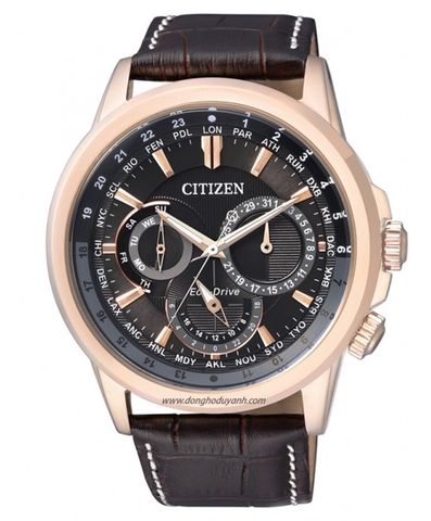 Đồng Hồ Nam Dây Da Citizen BU2023-12E Eco-Drive | Năng Lượng Ánh Sáng