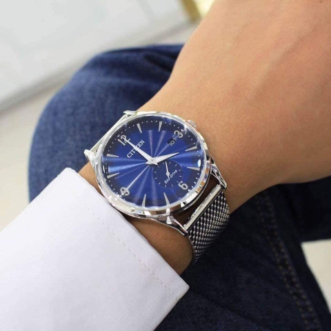 Đồng Hồ Nam Dây Thép Citizen BV1111-83L Eco-Drive | Năng Lượng Ánh Sáng