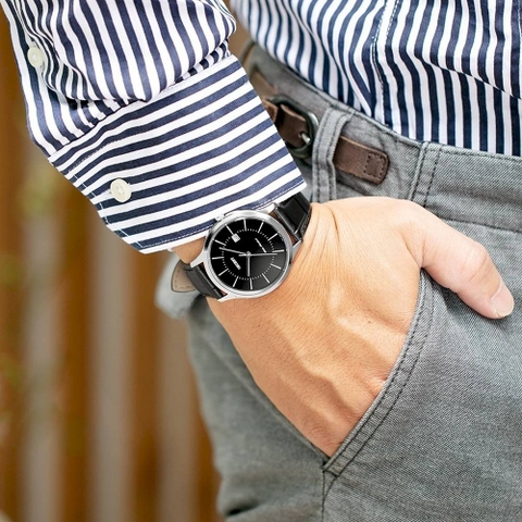 Đồng Hồ Nam Dây Da Orient Quartz RA-QD0004B10B