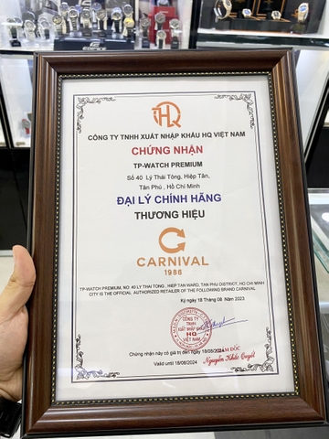Đồng Hồ Nam Dây Cao Su Carnival Nautilus 8108G-VH-DCS Automatic - Kính Sapphire - Size 41mm - 3 Màu - 8108G-VH-DCS-D - 8108G-VH-DCS-N - 8108G-VH-DCS-X