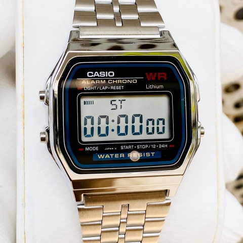 Casio Vintage Unisex A159WA-N1DF Dây Thép | A159WA-N1