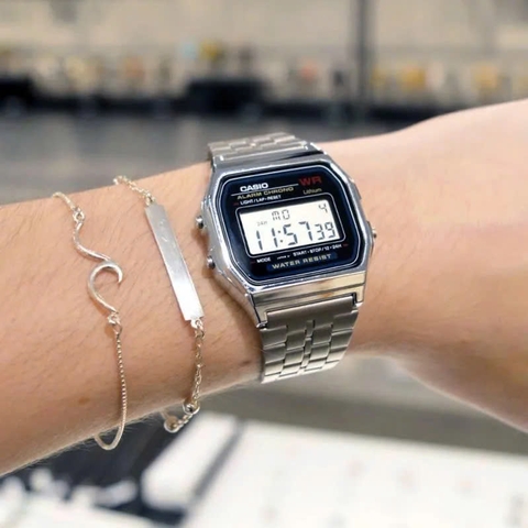 Casio Vintage Unisex A159WA-N1DF Dây Thép | A159WA-N1