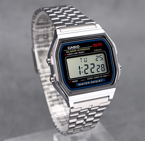 Casio Vintage Unisex A159WA-N1DF Dây Thép | A159WA-N1