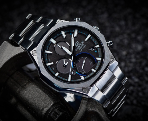 EDIFICE EQB-1100D-1A DÂY THÉP | SAPPHIRE CRYSTAL | EQB-1100D-1ADR
