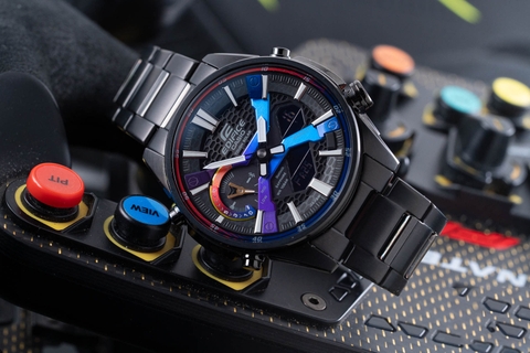 EDIFICE ECB-S100HG-1ADF KÍNH SAPPHIRE - PIN NĂNG LƯỢNG MẶT TRỜI - BLUETOOTH | ECB-S100HG-1A