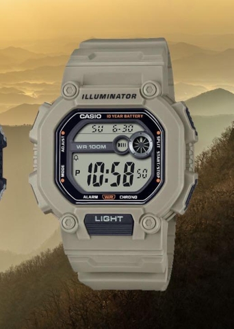 CASIO NAM W-737HX-5A PIN 10 NĂM | W-737HX-5AVDF