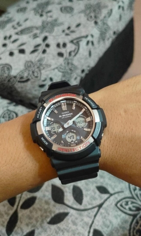 G-SHOCK GAS-100-1A Tough Solar (Năng lượng mặt trời, kim dạ quang) | GAS-100-1ADR