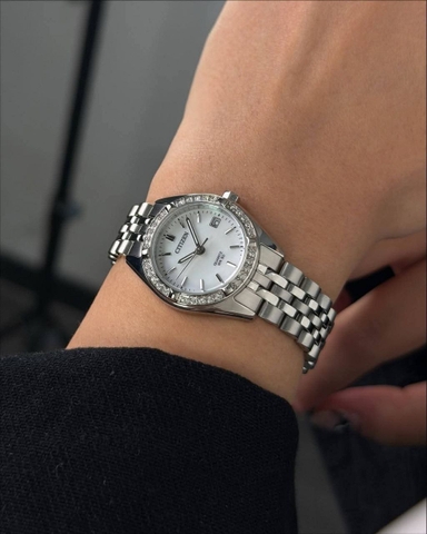 Đồng Hồ Nữ Dây Thép Citizen Quartz EU6060-55D