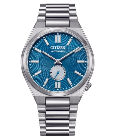 Đồng Hồ Nam Dây Thép Citizen Automatic Tsuyosa Small Second Blue NK5010-51L - Size 40mm