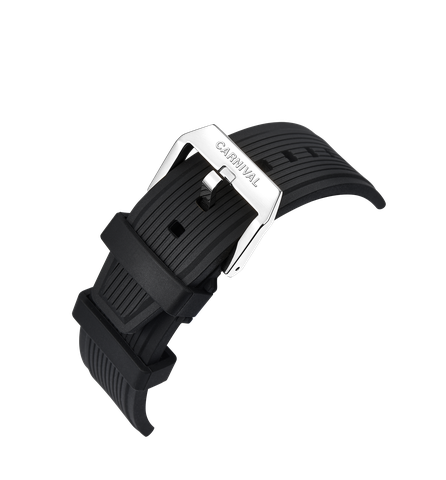 Đồng Hồ Nam Dây Cao Su Carnival 8168G-VT-DCS-DK Xà Cừ - Automatic - Kính Sapphire - Size 42mm