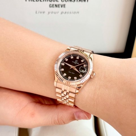 Đồng Hồ Nữ Dây Thép Carnival 8131L Quartz - Kính Sapphire - Size 30mm