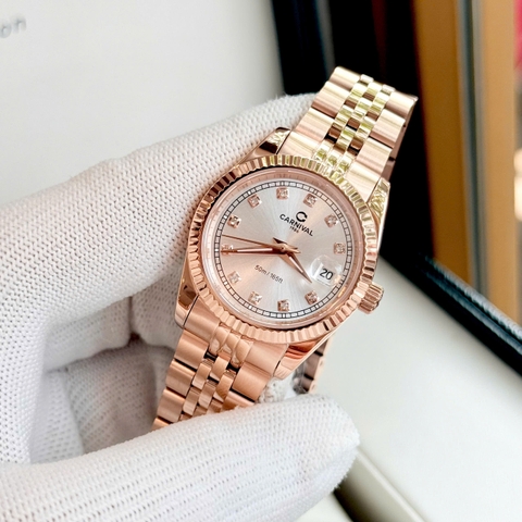 Đồng Hồ Nữ Dây Thép Carnival 8131L Quartz - Kính Sapphire - Size 30mm