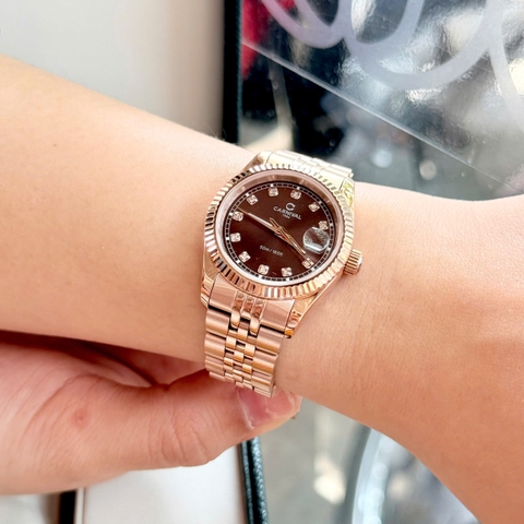 Đồng Hồ Nữ Dây Thép Carnival 8131L Quartz - Kính Sapphire - Size 30mm