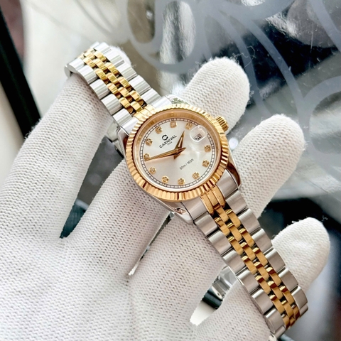 Đồng Hồ Nữ Dây Thép Carnival 8131L Quartz - Kính Sapphire - Size 30mm