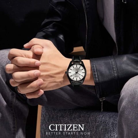 Đồng Hồ Nam Dây Da Citizen BI1035-09A Quartz