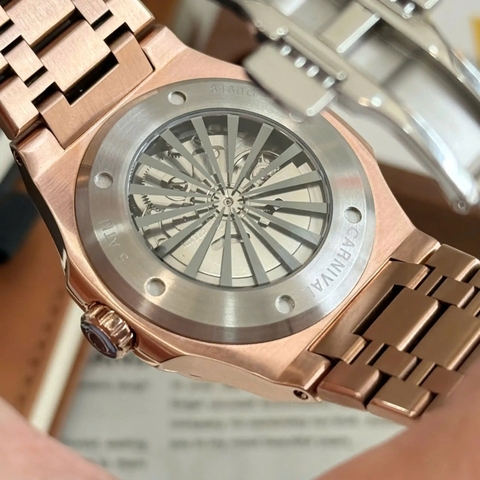 Đồng Hồ Cặp Đôi Dây Thép Carnival 8160-VH-N Chocolate Rose Gold