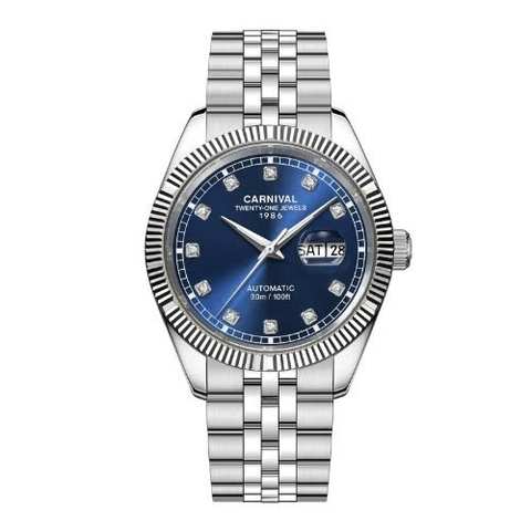 Đồng Hồ Nam Dây Thép Carnival 8131G-VT-X Automatic - Kính Sapphire - Size 41mm