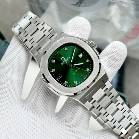 Đồng Hồ Nam Dây Thép Carnival 8160G-VT Automatic - Kính Sapphire - Size 41mm