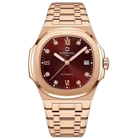 Đồng Hồ Nam Dây Thép Carnival 8160G-VH Automatic - Kính Sapphire - Size 41mm