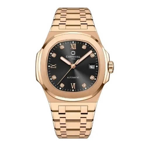 Đồng Hồ Nam Dây Thép Carnival 8160G-VH Automatic - Kính Sapphire - Size 41mm