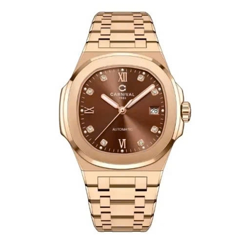 Đồng Hồ Nam Dây Thép Carnival 8160G-VH Automatic - Kính Sapphire - Size 41mm
