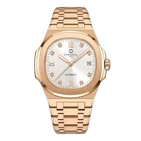 Đồng Hồ Nam Dây Thép Carnival 8160G-VH Automatic - Kính Sapphire - Size 41mm