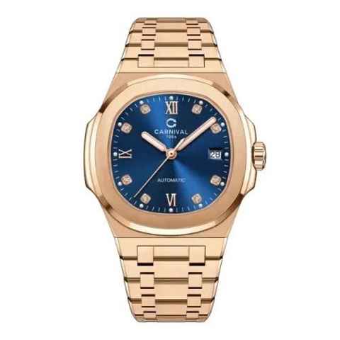 Đồng Hồ Nam Dây Thép Carnival 8160G-VH Automatic - Kính Sapphire - Size 41mm