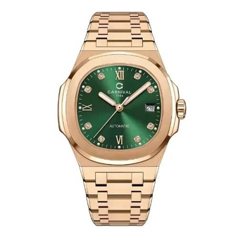 Đồng Hồ Nam Dây Thép Carnival 8160G-VH Automatic - Kính Sapphire - Size 41mm