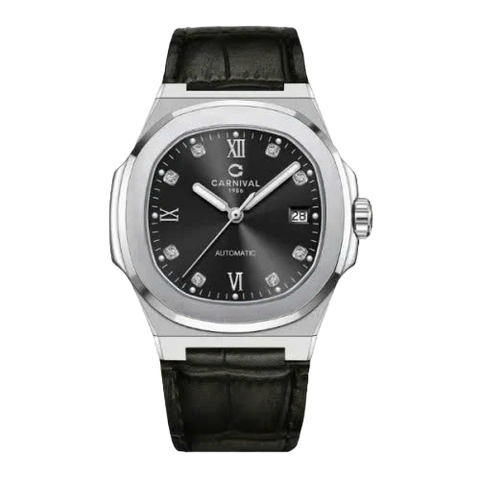 Đồng Hồ Nam Dây Da Carnival 8160G-VT-DD Automatic - Kính Sapphire - Size 41mm