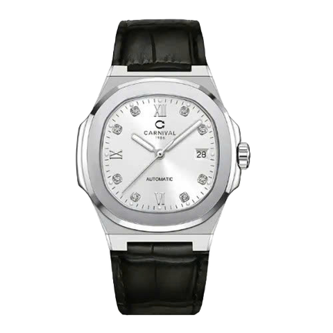 Đồng Hồ Nam Dây Da Carnival 8160G-VT-DD Automatic - Kính Sapphire - Size 41mm