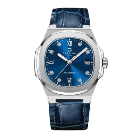 Đồng Hồ Nam Dây Da Carnival 8160G-VT-DD Automatic - Kính Sapphire - Size 41mm