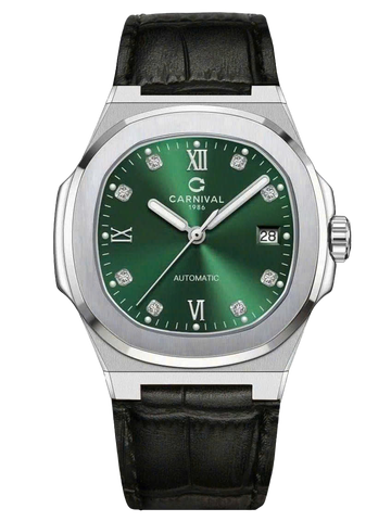 Đồng Hồ Nam Dây Da Carnival 8160G-VT-DD Automatic - Kính Sapphire - Size 41mm