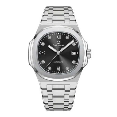 Đồng Hồ Nam Dây Thép Carnival 8160G-VT Automatic - Kính Sapphire - Size 41mm