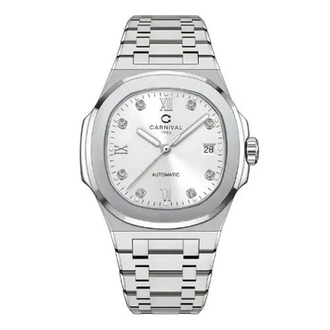 Đồng Hồ Nam Dây Thép Carnival 8160G-VT Automatic - Kính Sapphire - Size 41mm