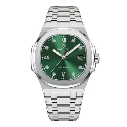 Đồng Hồ Nam Dây Thép Carnival 8160G-VT Automatic - Kính Sapphire - Size 41mm