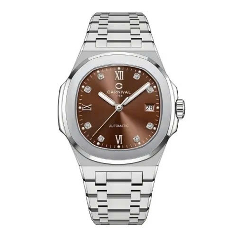 Đồng Hồ Nam Dây Thép Carnival 8160G-VT Automatic - Kính Sapphire - Size 41mm