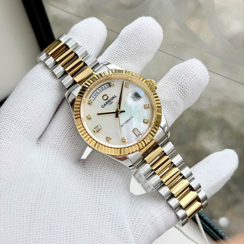 Đồng hồ nam Dây Thép Carnival 8239G-CV-TK Automatic - Kính Sapphire - Size 38mm - Chống nước 50m