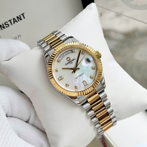 Đồng hồ nam Dây Thép Carnival 8239G-CV-TK Automatic - Kính Sapphire - Size 38mm - Chống nước 50m