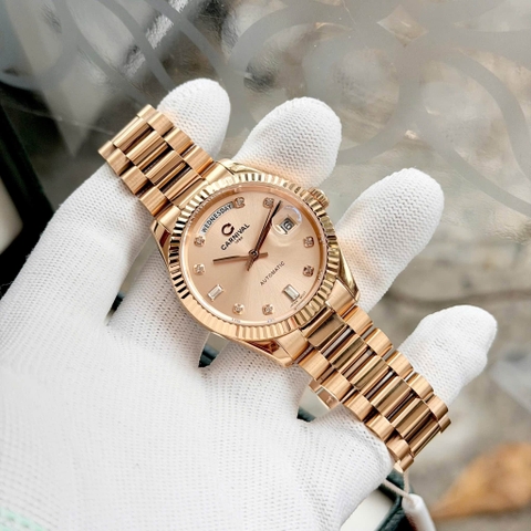 Đồng hồ nam Dây Thép Carnival 8239G-VH-NN Automatic - Kính Sapphire - Size 38mm - Chống nước 50m