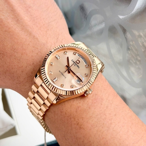 Đồng hồ nam Dây Thép Carnival 8239G-VH-NN Automatic - Kính Sapphire - Size 38mm - Chống nước 50m