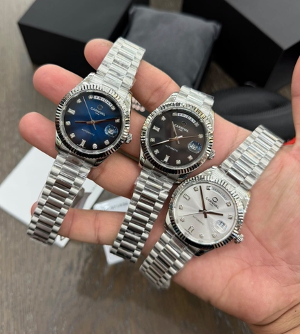 Đồng hồ nam Dây Thép Carnival 8239G-VT-TK Automatic - Kính Sapphire - Size 38mm - Chống nước 50m