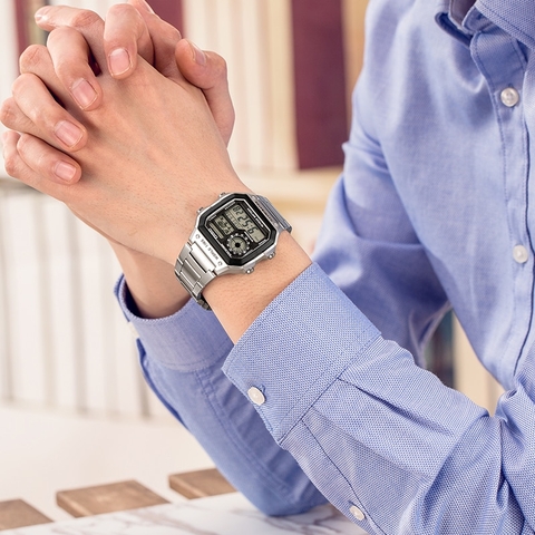 CASIO WORLDTIME AE-1200WHD-1A | PIN 10 NĂM | AE-1200WHD-1AVDF