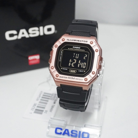 Casio W-218HM-5BVDF Pin 7 Năm | W-218HM-5B