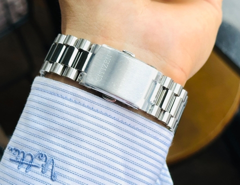 Đồng Hồ Nam Dây Thép Citizen Automatic Tsuyosa NJ0151-88L - Size 40mm