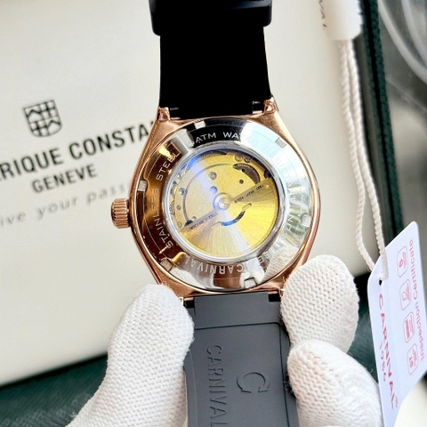 Đồng Hồ Nam Dây Cao Su Carnival 8168G-VH-DCS-T Automatic - Kính Sapphire - Size 42mm